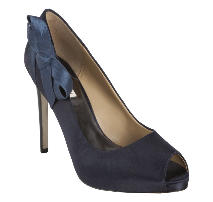 badgley mischka shoes with bow