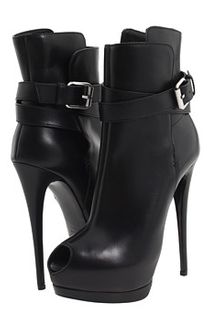 Giuseppe Zanotti high heel peep toe boots - Lyst