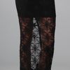 Nightcap Clothing Back Slit Lace Maxi Skirt in Black - Lyst