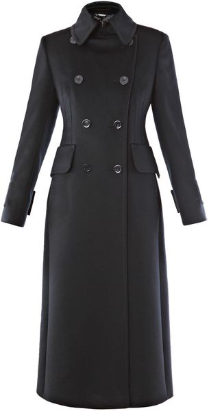 Sportmax Virgin Wool Coat in Blue (navy) - Lyst