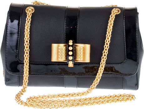 Christian Louboutin Sweet Charity Black Shoulder Bag in Black - Lyst