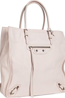 Balenciaga Rose Leather Papier A5 Tote - Lyst