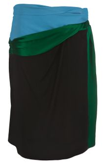 Dries Van Noten Skirt with Drape - Lyst
