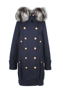 Alexander McQueen Virgin Wool Officer Coat - Lyst