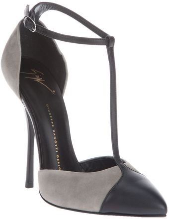 Giuseppe Zanotti T-bar Stiletto Pump - Lyst