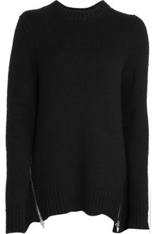 Alexander Wang Zip Peplum Pullover - Lyst