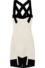 Hervé Léger Two-tone Bandage Dress