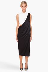 Alexander Wang Draped Toga Bib Dress