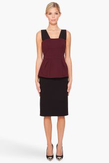Marc Jacobs Peplum Dress - Lyst