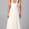 Reem Acra V Neck Gown with Jeweled Straps in White (ivory) - Lyst