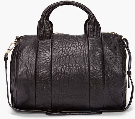 Alexander Wang Rocco Mini Duffle in Brown (black) - Lyst