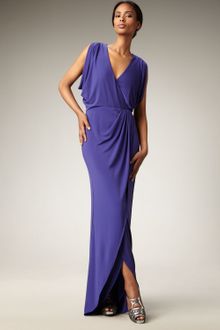 Nicole Miller Grecian Gown - Lyst