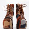 Jeffrey Campbell Lita Patchwork in Brown (tan) - Lyst