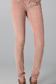 Free People Skinny Corduroy Pants - Lyst