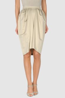 Yves Saint Laurent Rive Gauche Knee Length Skirt - Lyst