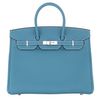 Hermes 35cm Birkin Blue Jean Togo With Phw in Blue - Lyst