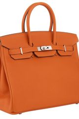Hermes 35cm Birkin Orange Togo With Phw