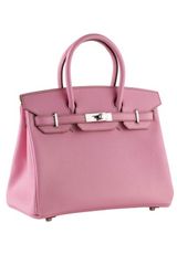 Hermes 30cm Birkin Epsom Rose With Phw