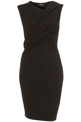 Topshop Black Jersey Bodycon Dress