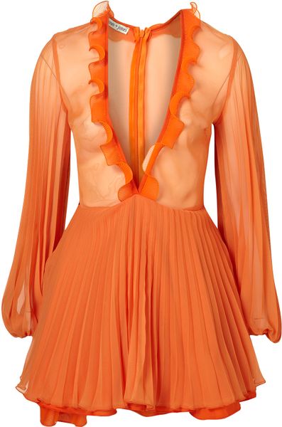 Topshop Sadie Dress By Jones and Jones** in Orange - Lyst