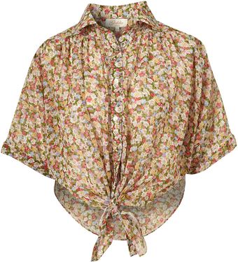 Topshop Ivy Blouse By Goldie** - Lyst