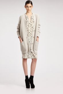 Akris Punto Waffle-knit Cardigan - Lyst