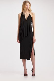 Alexander Wang Asymmetrical-drape Dress - Lyst