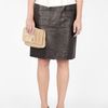 Anya Hindmarch Gold Roslyn Lamé Clutch in Gold - Lyst