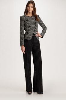 Armani Asymmetric Dotted Jacket - Lyst