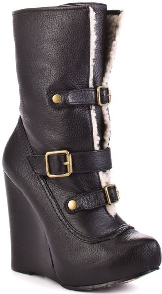 Betsey Johnson Ryderrr - Black Leather - Lyst