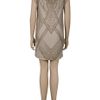 Haute Hippie Studded Dress in Beige - Lyst