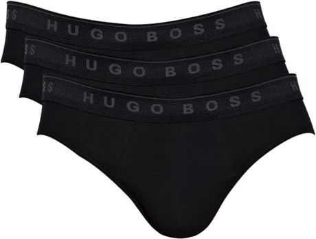 Hugo Boss Boss Black Three Pack Briefs in Black for Men - Lyst