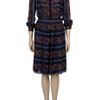 Proenza Schouler Navajo Pleat Yolk Blouse in Purple - Lyst
