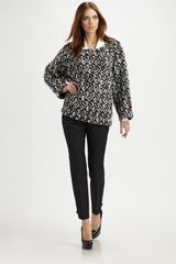 Yves Saint Laurent Oversized Wool Tweed Sweater
