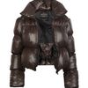 Allsaints Chatel Jacket in Brown (bitter blk) - Lyst