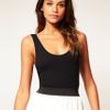 Asos Collection Asos Cross Strap Back Body in Black - Lyst