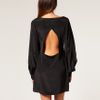 Asos Collection Asos Slit Sleeve Dress with Cut Out Back in Beige (cork) - Lyst