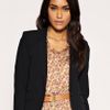 Asos Collection Asos Tailored Cropped Boyfriend Blazer in Black - Lyst