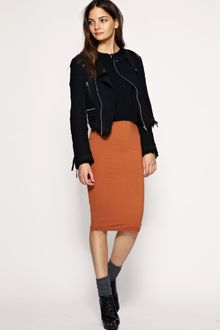 ASOS Collection Asos Jersey Pencil Skirt - Lyst
