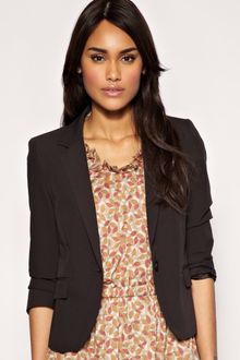 ASOS Collection Asos Tailored Cropped Boyfriend Blazer - Lyst