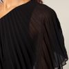Asos Collection Asos Petite Pleated One Shoulder Bodycon Dress in Black - Lyst