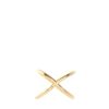Asos Collection Asos Metal Kiss Ring in Gold - Lyst