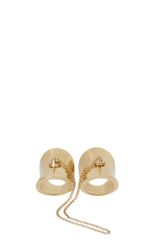 ASOS Collection Asos Thumb and Finger Rings with Adjoining Chain
