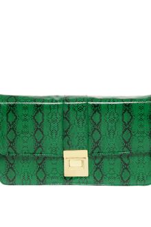 ASOS Collection Asos Faux Bright Snake Clutch Bag - Lyst