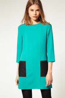 ASOS Collection Asos Shift Dress in Colour Block - Lyst