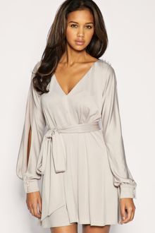 ASOS Collection Asos Trapeze Dress with Slash Sleeves - Lyst
