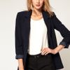 Asos Collection Asos Boyfriend Blazer in Blue (navy) - Lyst