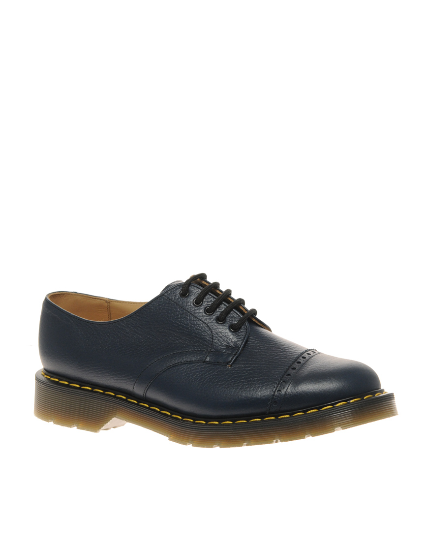 Asos Asos Made in England Derby Shoes in Blue for Men | Lyst