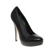 Asos Asos Polly Leather Court Shoes in Black - Lyst