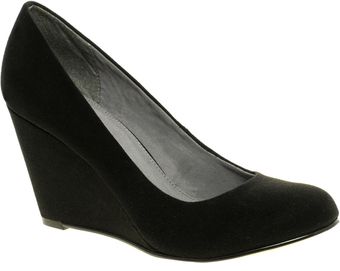 Asos Asos Stamp Wedge Court Shoes - Lyst